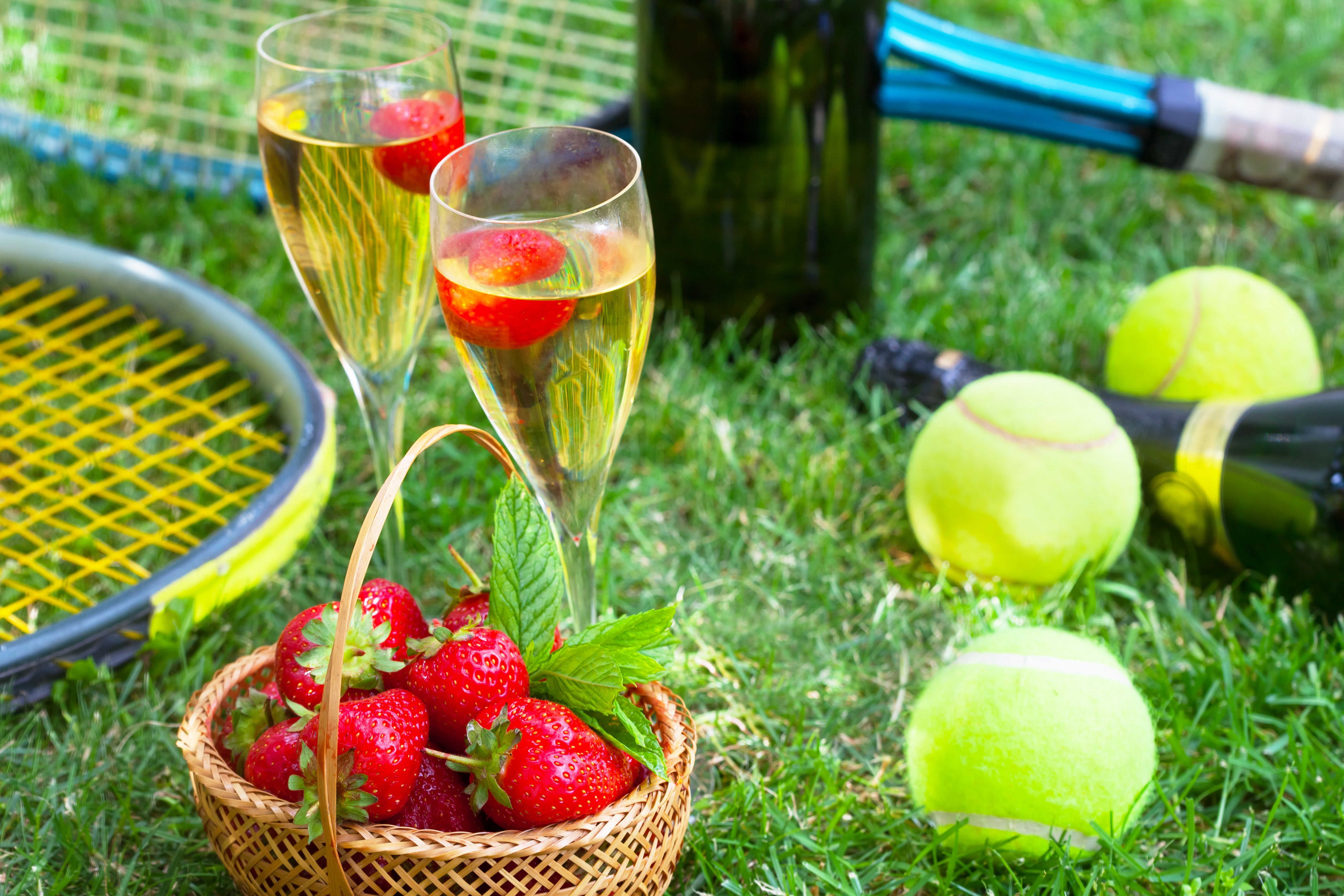 Tennis and strawberries_shutterstock_431058601