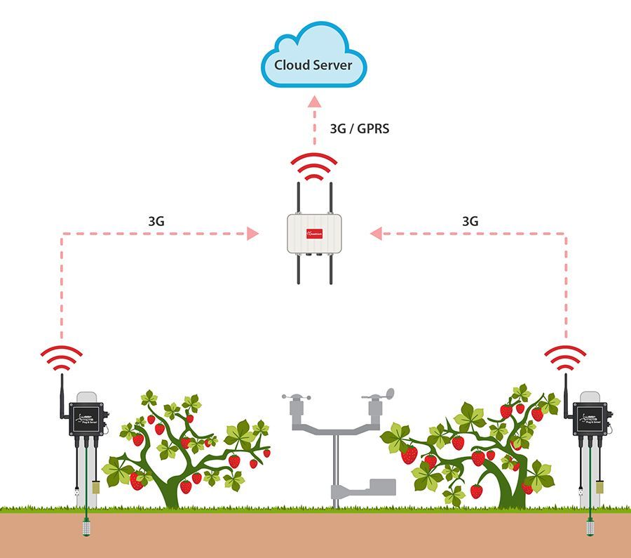 Waspmote Plug & Sense! Smart Agriculture Schema